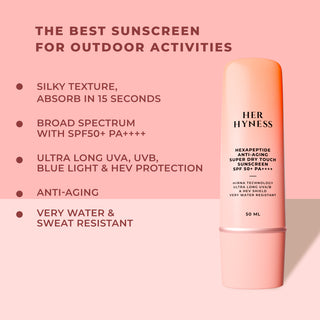 Hexapeptide Anti-Aging Super Dry Touch Sunscreen SPF 50+ PA++++ 50 ml