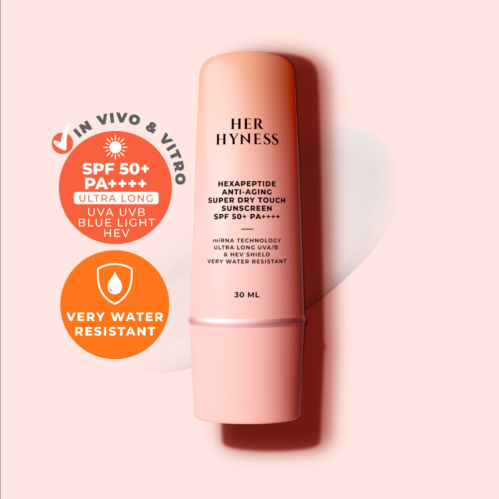 Hexapeptide Anti-Aging Super Dry Touch Sunscreen SPF 50+ PA++++