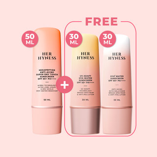 [9.9] ซื้อกันแดด 50 ml แถมฟรี กันแดด 50 ml + UV Adapt 7ml (x2) (คละสูตรได้) [VIP]