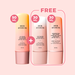 [9.9] ซื้อกันแดด 50 ml แถมฟรี กันแดด 50 ml + UV Adapt 7ml (x2) (คละสูตรได้) [VIP]