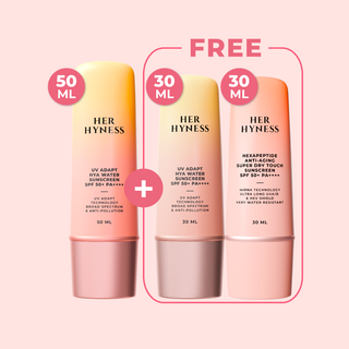 [9.9] ซื้อกันแดด 50 ml แถมฟรี กันแดด 50 ml + UV Adapt 7ml (x2) (คละสูตรได้) [VIP]