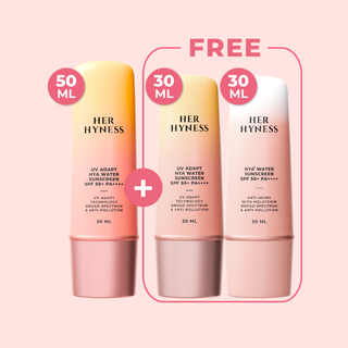 [9.9] ซื้อกันแดด 50 ml แถมฟรี กันแดด 50 ml + UV Adapt 7ml (x2) (คละสูตรได้) [VIP]