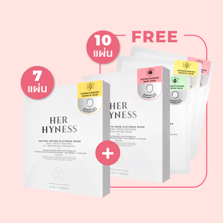 [9.9] BUY 1 GET 10 FREE! - Buy Platinum Mask 1 Box Get Free Platinum Mask 1 Box + Mask Platinum 3 Sheets (7 Sheets) [VIP]