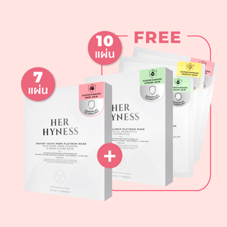[9.9] BUY 1 GET 10 FREE! - Buy Platinum Mask 1 Box Get Free Platinum Mask 1 Box + Mask Platinum 3 Sheets (7 Sheets) [VIP]
