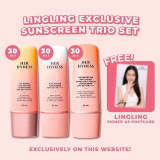 [17-19 พ.ค. 68 เท่านั้น!] Lingling Website Exclusive Sunscreen Trio Set 30 ml x3 (with Signed Postcard)