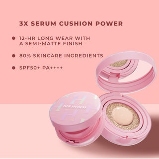 Nude Air Anti-Acne Serum Cushion SPF 50+ PA++++ (รีฟิล 12 g)