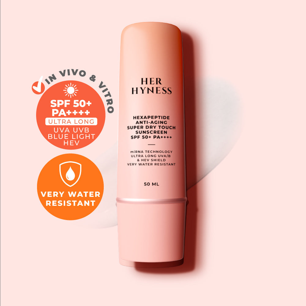 Hexapeptide Anti-Aging Super Dry Touch Sunscreen SPF 50+ PA++++