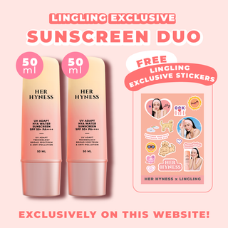 Lingling Website Exclusive Sunscreen Duo 50 ml with Stickers