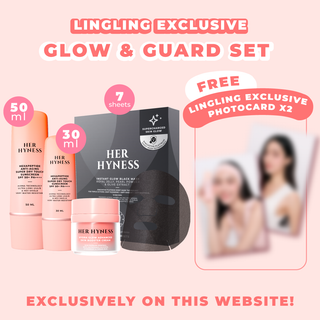 [August Edition #03-04 - ถึง 31 ส.ค. 68 เท่านั้น!] Lingling Website Exclusive Glow & Guard Set with 2 Photocards