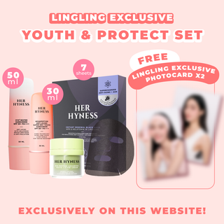 [August Edition #03-04 - เฉพาะ 16-31 ส.ค. 68 เท่านั้น!] Lingling Website Exclusive Sunscreen Set 50 ml with 2 Photocards