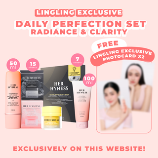 [Oct Edition #07-08 - Limited during 16-30 Oct!] Lingling Website Exclusive Daily Perfection Set – Radiance & Clarity with 2 Photocards