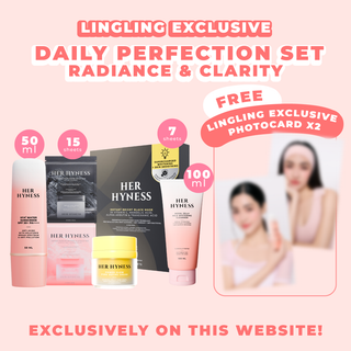 [Oct Edition #07-08 - Limited during 16-30 Oct!] Lingling Website Exclusive Daily Perfection Set – Radiance & Clarity with 2 Photocards