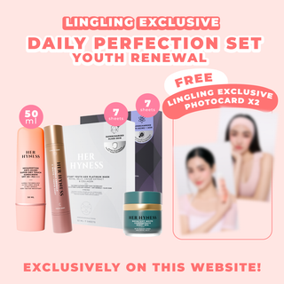 [Oct Edition #07-08 - Limited during 16-30 Oct!] Lingling Website Exclusive Daily Perfection Set – Youth Renewal with 2 Photocards