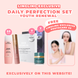 [Oct Edition #07-08 - Limited during 16-30 Oct!] Lingling Website Exclusive Daily Perfection Set – Youth Renewal with 2 Photocards
