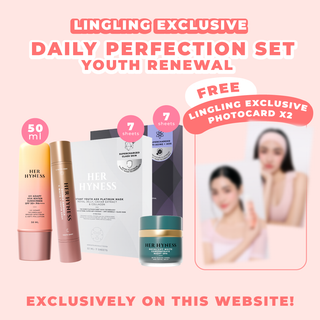 [Oct Edition #07-08 - Limited during 16-30 Oct!] Lingling Website Exclusive Daily Perfection Set – Youth Renewal with 2 Photocards