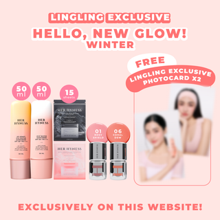 [Oct Edition #07-08 - Limited during 16-30 Oct!] Lingling Website Exclusive Hello, New Glow! Set with 2 Photocards