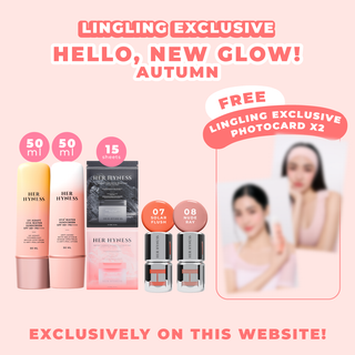 [Oct Edition #07-08 - Limited during 16-30 Oct!] Lingling Website Exclusive Hello, New Glow! Set with 2 Photocards