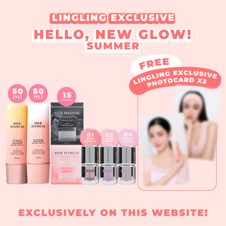 [Oct Edition #07-08 - Limited during 16-30 Oct!] Lingling Website Exclusive Hello, New Glow! Set with 2 Photocards