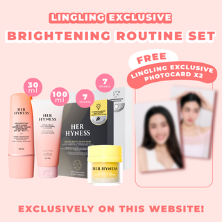 [Sep Edition #05-06 - Limited until 30 Sep!] Lingling Website Exclusive Brightening Routine Set with 2 Photocards