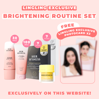 [Sep Edition #05-06 - Limited until 30 Sep!] Lingling Website Exclusive Brightening Routine Set with 2 Photocards
