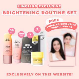 [Sep Edition #05-06 - Limited until 30 Sep!] Lingling Website Exclusive Brightening Routine Set with 2 Photocards