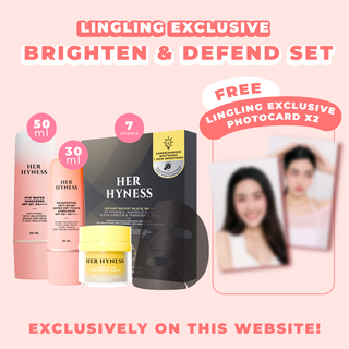 [August Edition #03-04 - ถึง 31 ส.ค. 68 เท่านั้น!] Lingling Website Exclusive Brighten & Defend Set with 2 Photocards