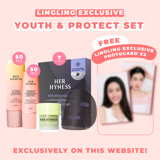 [Sep Edition #05-06 - เฉพาะ 16-30 ก.ย. 68 เท่านั้น!] Lingling Website Exclusive Sunscreen Set 50 ml with 2 Photocards