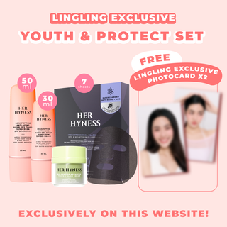 [Sep Edition #05-06 - เฉพาะ 16-30 ก.ย. 68 เท่านั้น!] Lingling Website Exclusive Sunscreen Set 50 ml with 2 Photocards