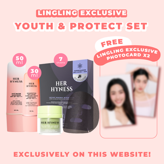 [Sep Edition #05-06 - เฉพาะ 16-30 ก.ย. 68 เท่านั้น!] Lingling Website Exclusive Sunscreen Set 50 ml with 2 Photocards