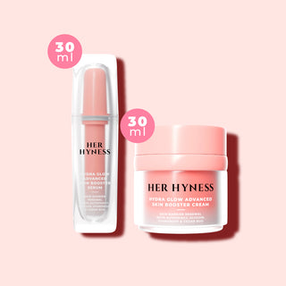 [Clear & Glow Set 3] Hydra Glow Advanced Skin Booster Serum 30 ml + Hydra Glow Advanced Skin Booster Cream 30 ml