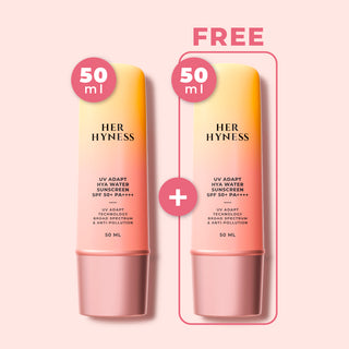 [ซื้อ 1 แถม 1] UV Adapt Hya Water Sunscreen SPF 50+ PA++++ 50 ml