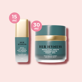 [Anti-Aging Set 5] Royal Lift White Anti-Wrinkle Eye Cream 15 ml + Royal Lift White Concentrate Night Spa 30 ml